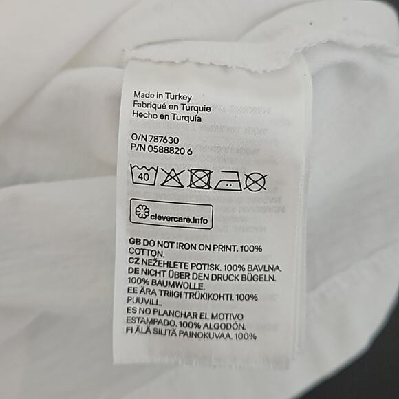 H&M x Justin Bieber 2017 Staduim Tour White T-Shirt Men's XS | Women's Medium - Picture 10 of 12